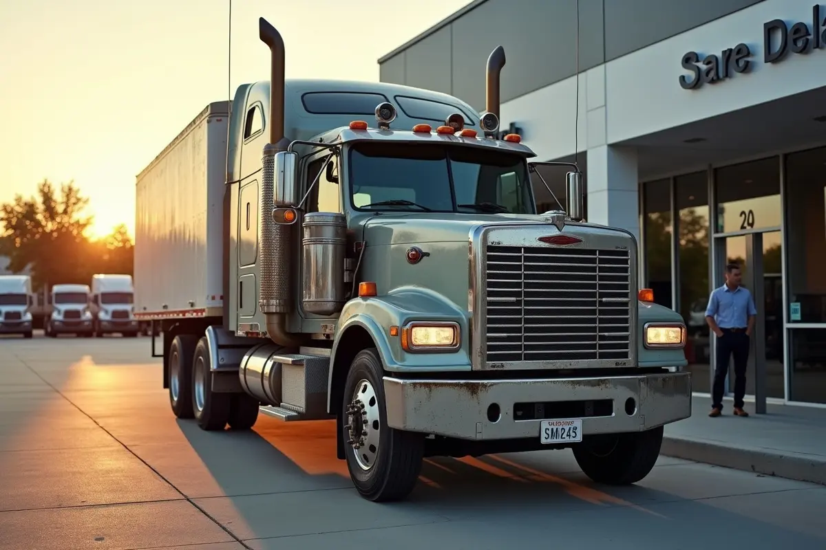 buying used truck in dealer